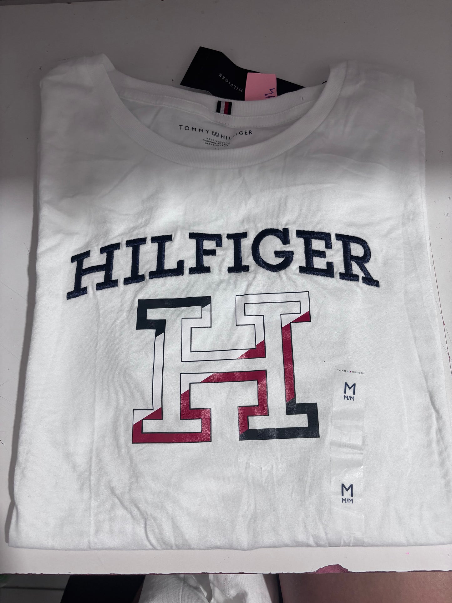 Playera Tommy H blanca