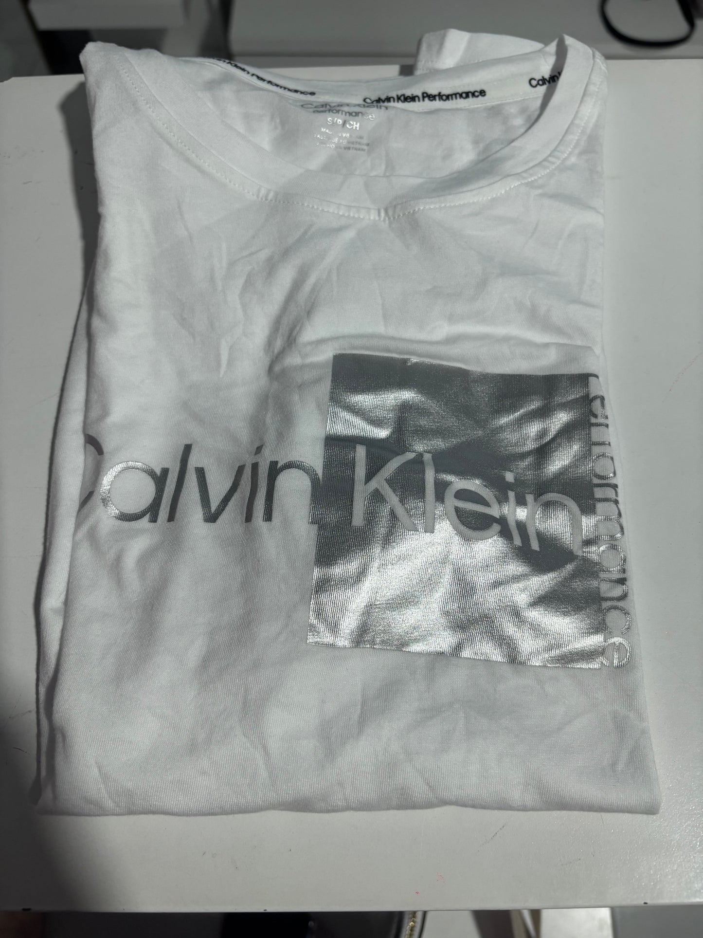 Playera Calvin k blanca