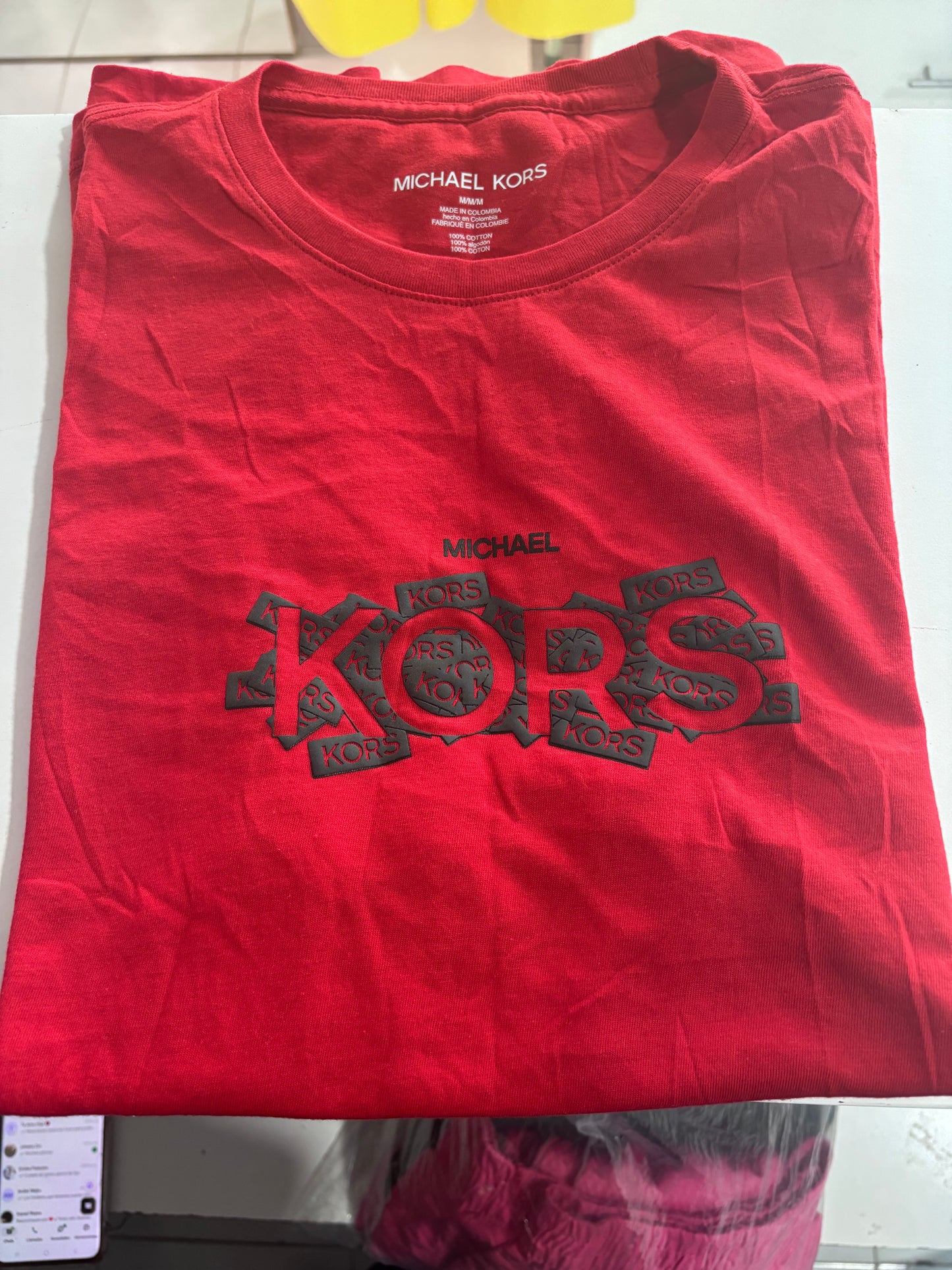 Playera Michael k roja
