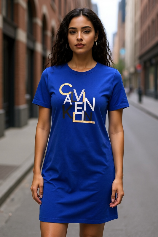 Vestido Calvin k azul