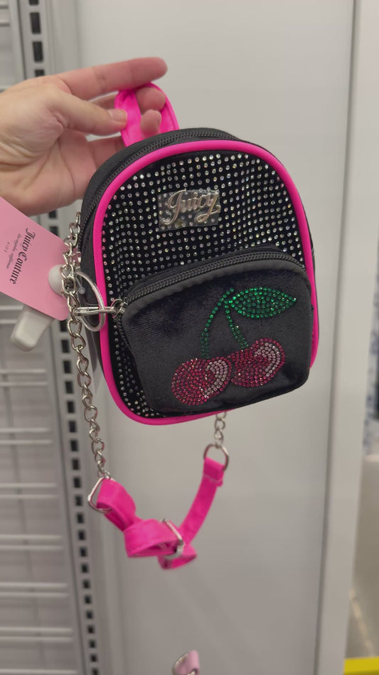 Crossbody / backpack con detalles de brillo Juicy