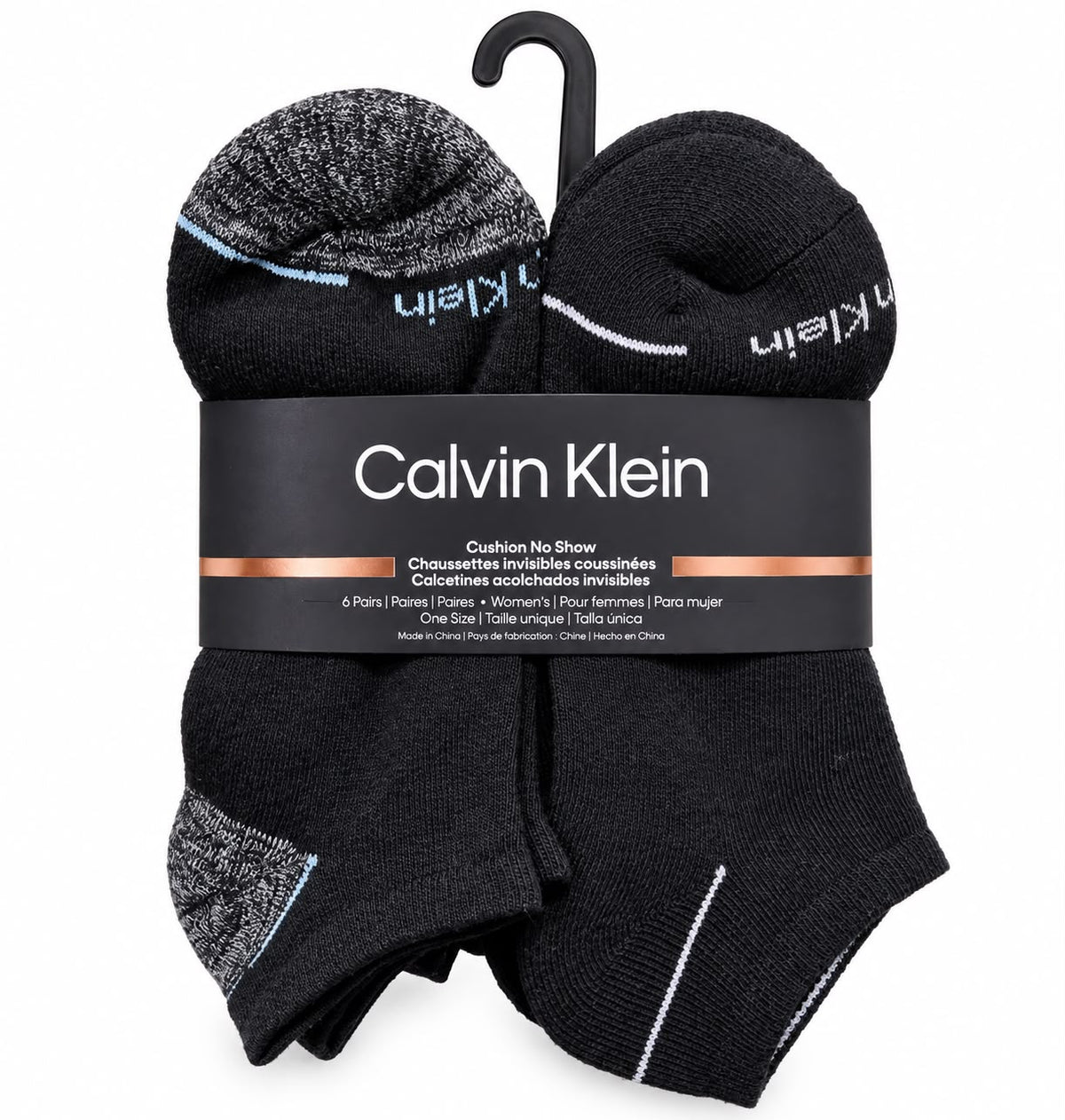 Tines Calvin k negros 6 pares