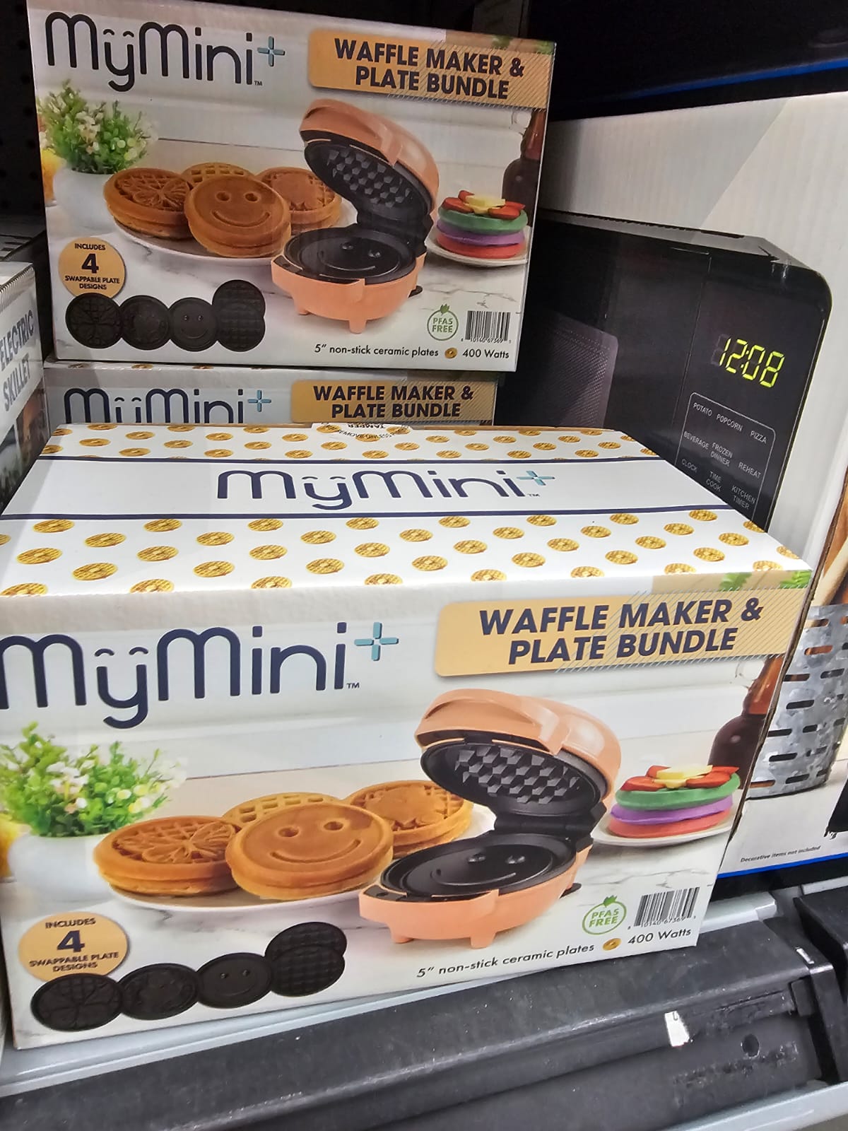 Wafflera de caritas feliz