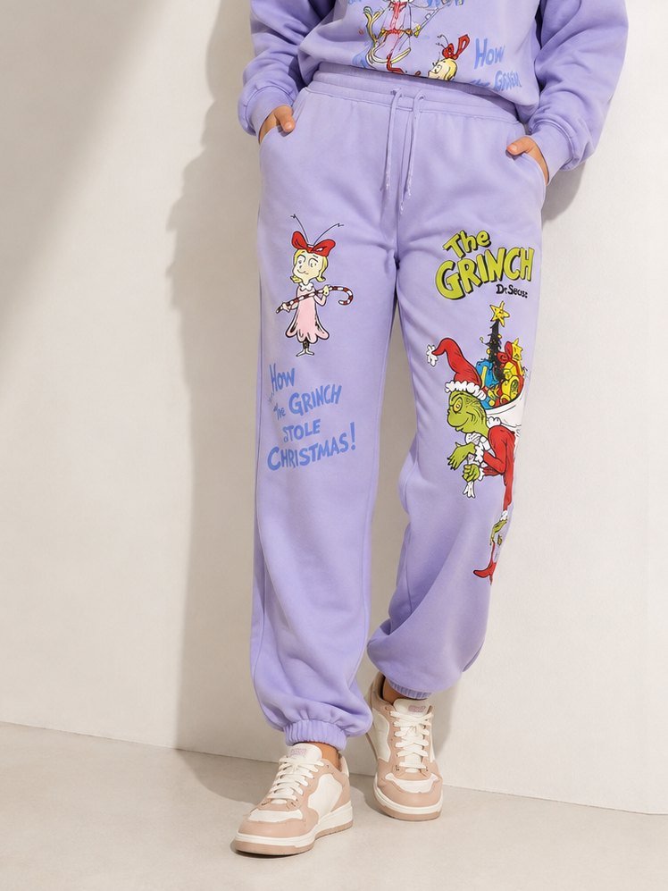 Pants The Grinch morado