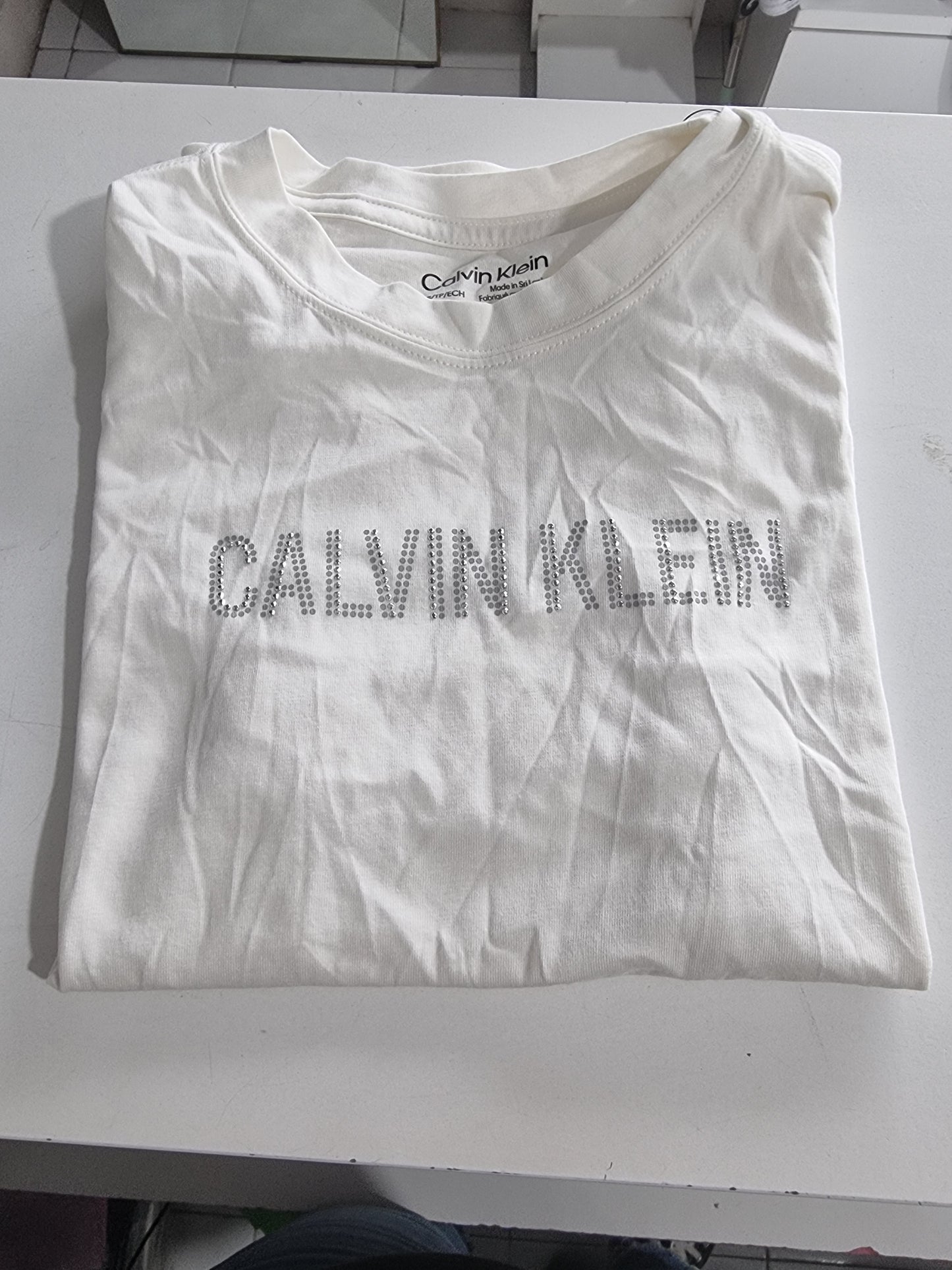Playera Calvin klein beige