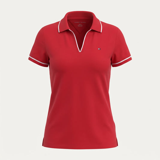 Playera Tommy H polo roja