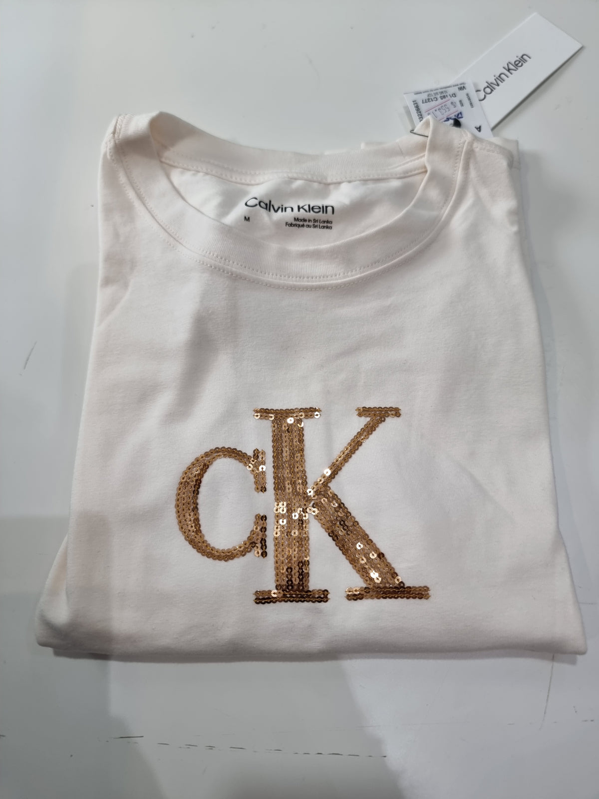 Playera Calvin k beige