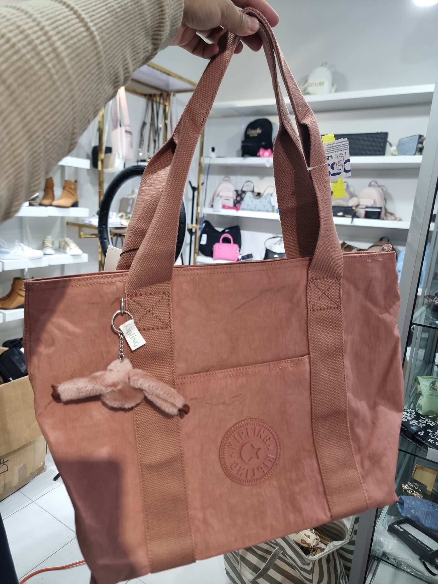 Maleta kipling rosa