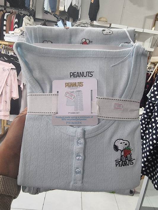 Pijama Primark Peanuts azul