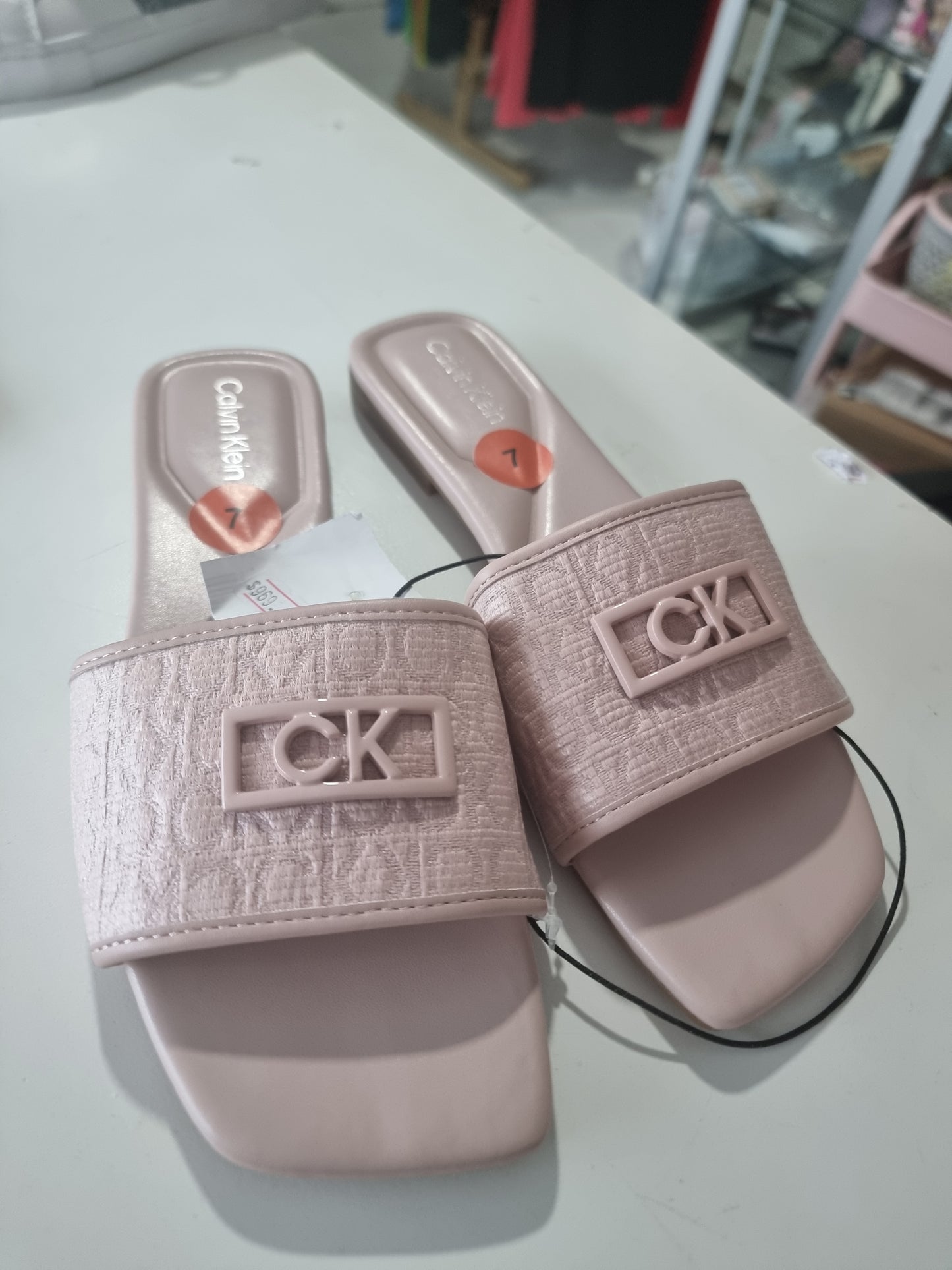 Sandalias Calvin k rosa