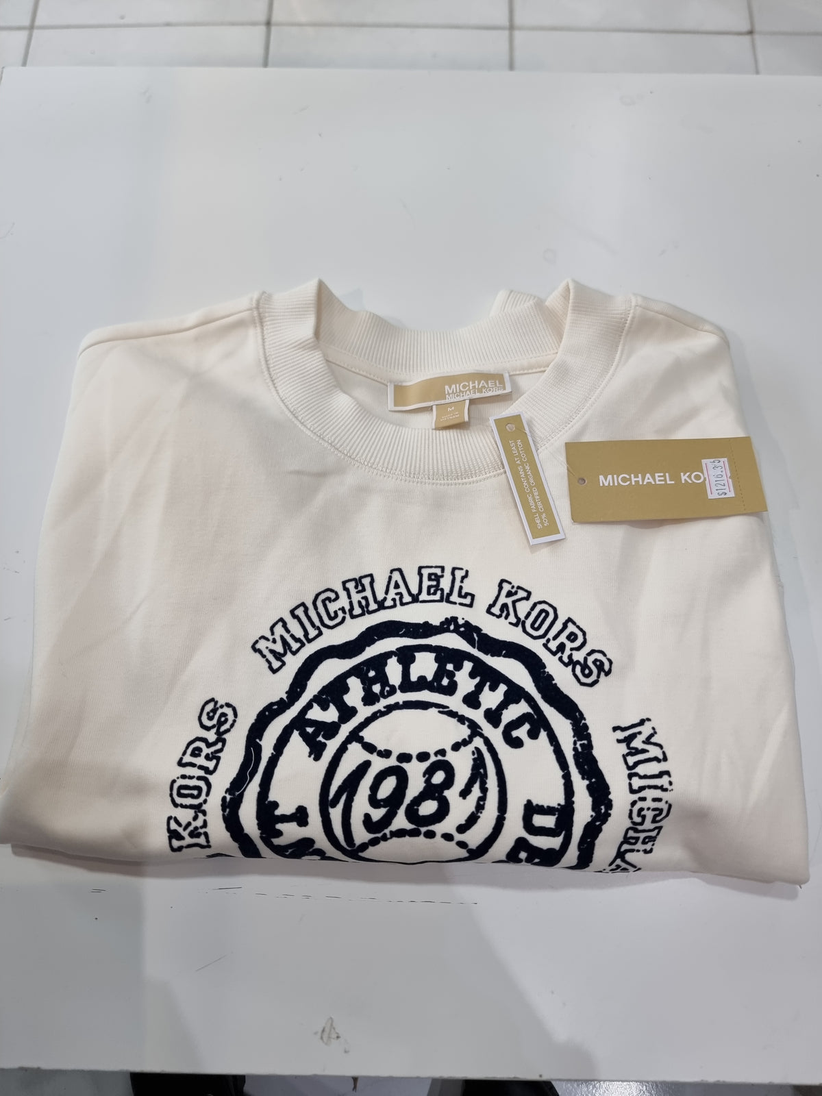 Sudadera Michael k beige