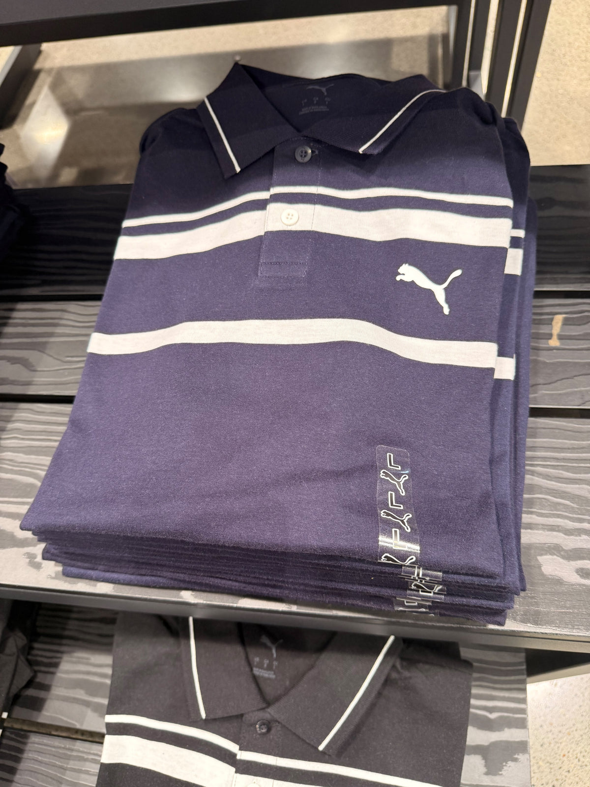 Playera Puma azul polo