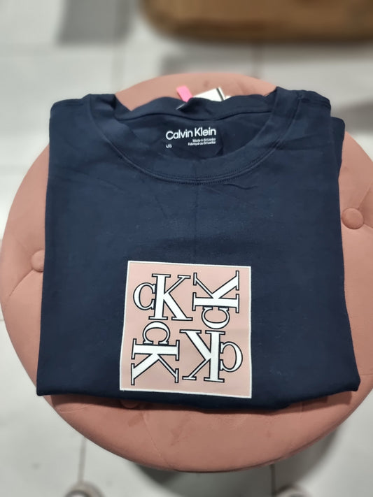 Playera Calvin k azul