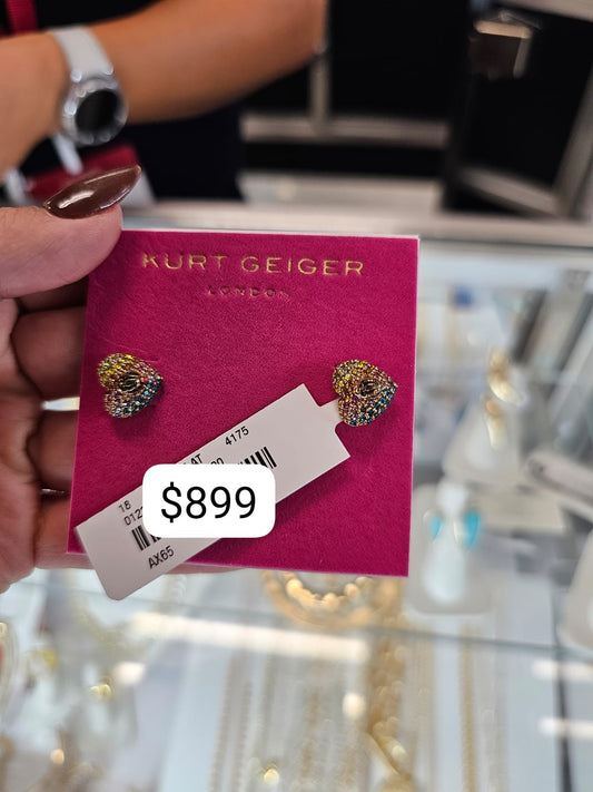 Aretes Kurt Geiger de corazon