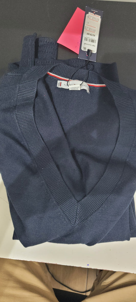 Sueter Tommy H ,azul marino