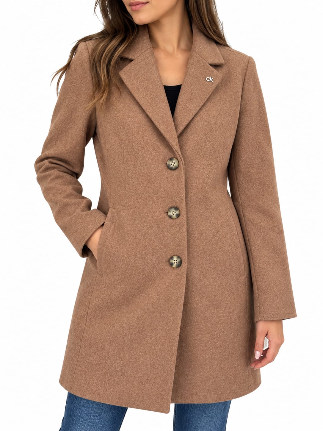 Abrigo Calvin k camel