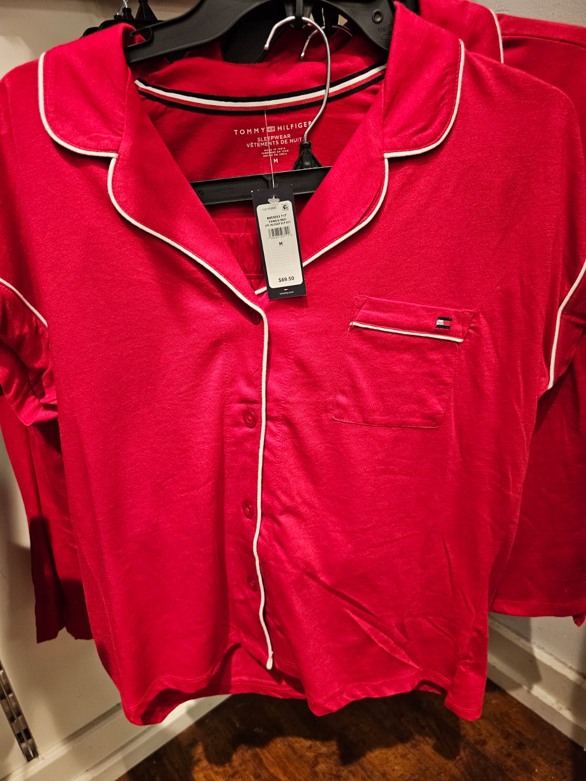 Pijama Tommy H roja