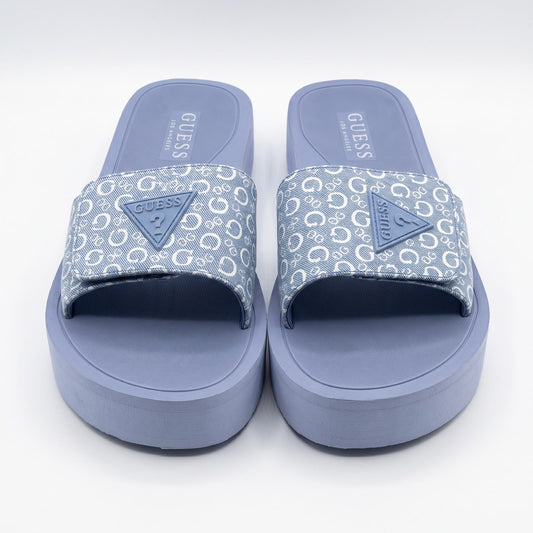 Sandalias Guess de plataforma azul