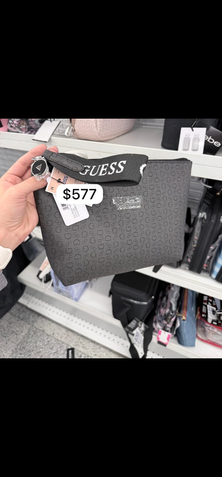 Cosmetiquera Guess negra