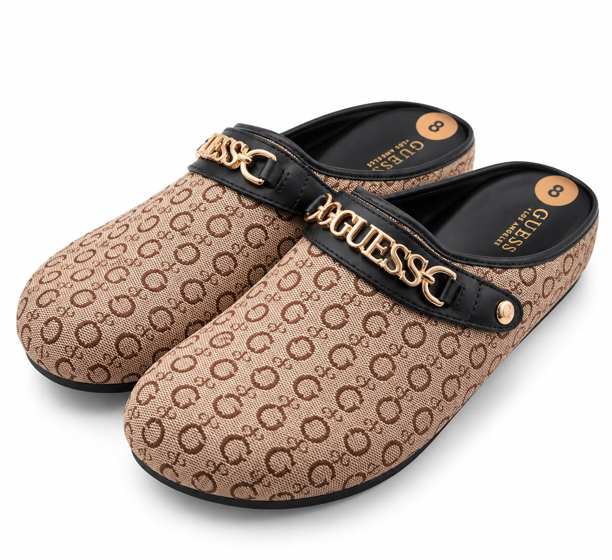 Mocasines Guess cafe con monogram