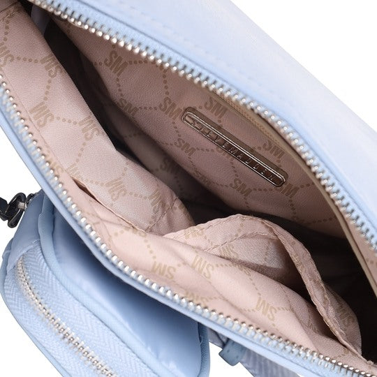 Crossbody Steve M azul claro con monedero