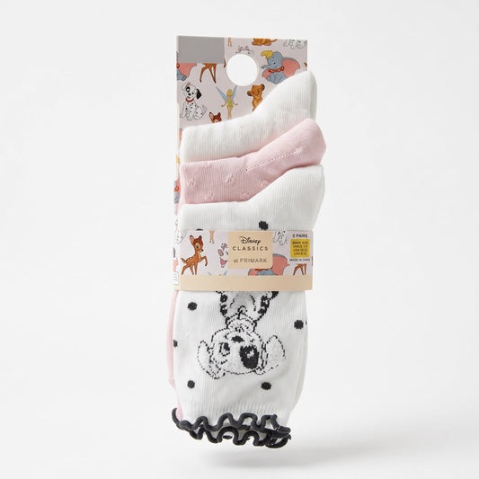 Calcetas Disney de 101 dalmatas 3 pares
