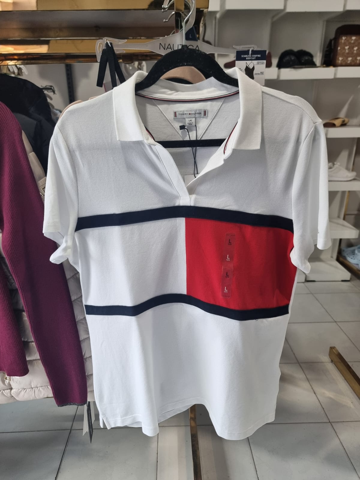 Playera Tommy H blanca