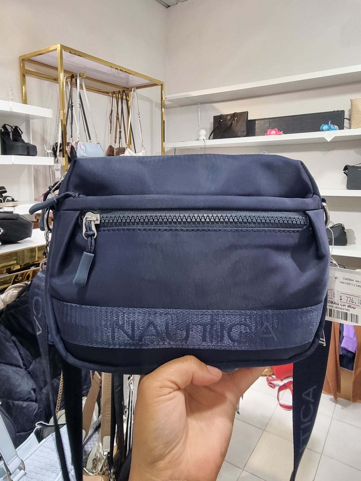 Crossbody Nautica azul