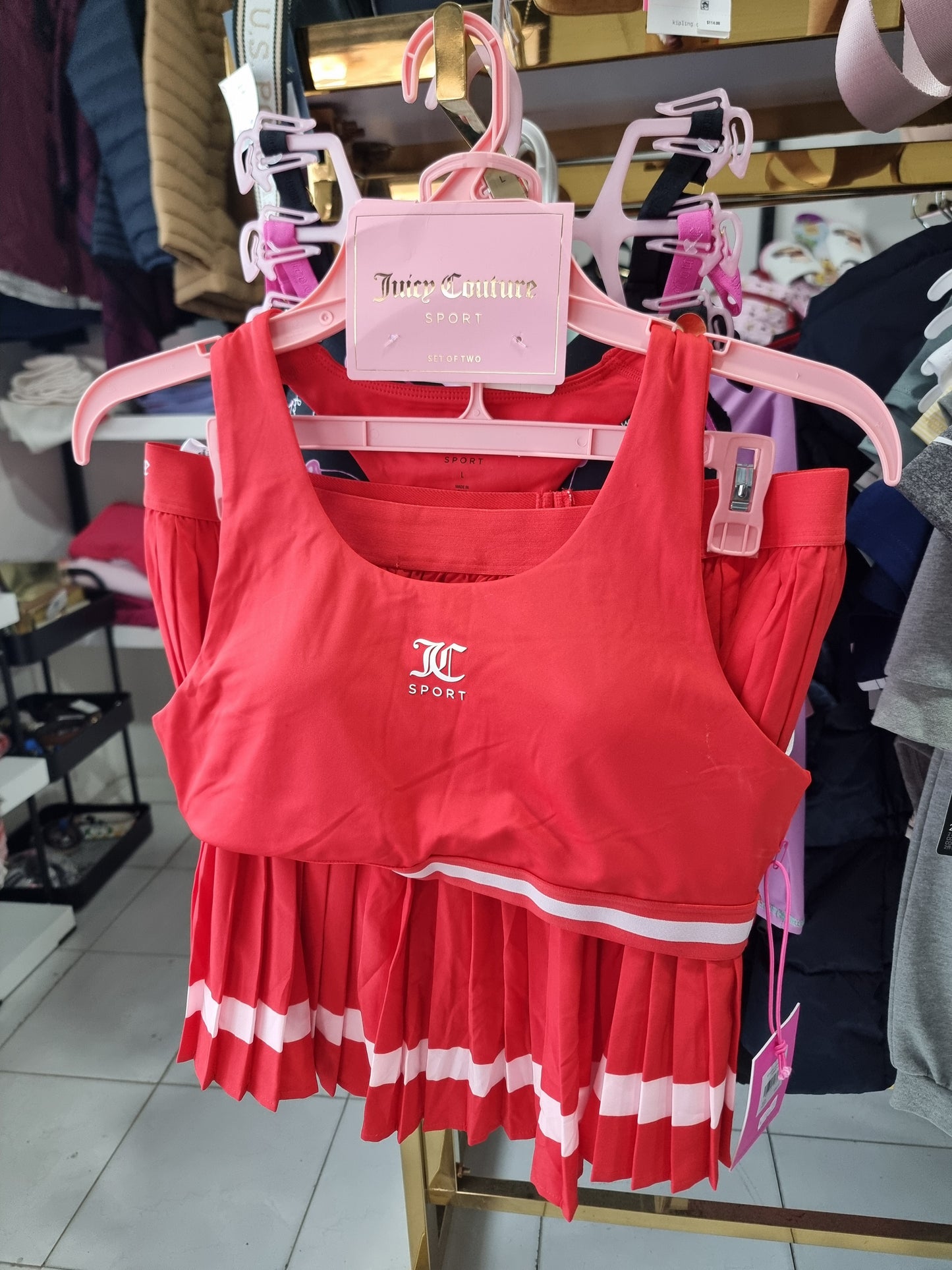 Conjunto deportivo Juicy C rojo
