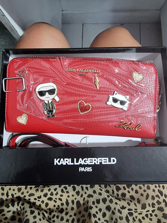 Cartera Karl Lagerfeld roja