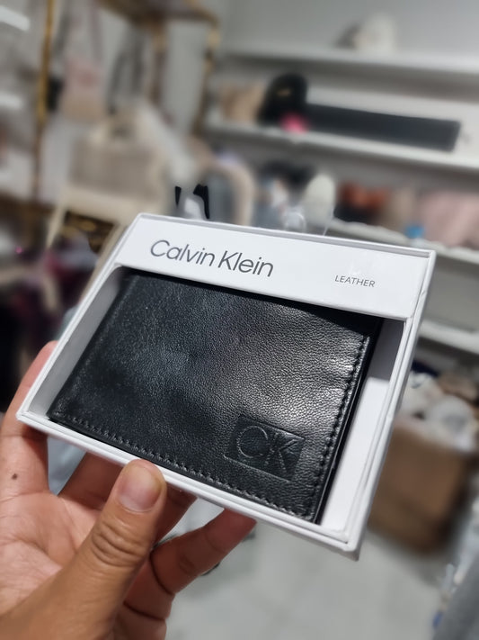Cartera Calvin klein negra oara caballero