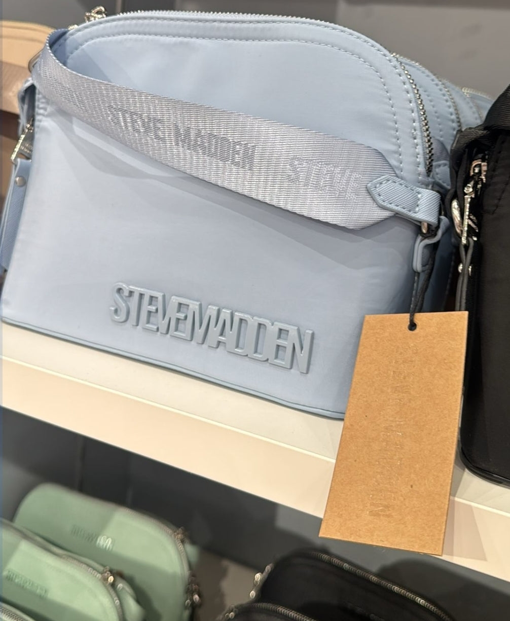 Crossbody Steve M azul claro con monedero