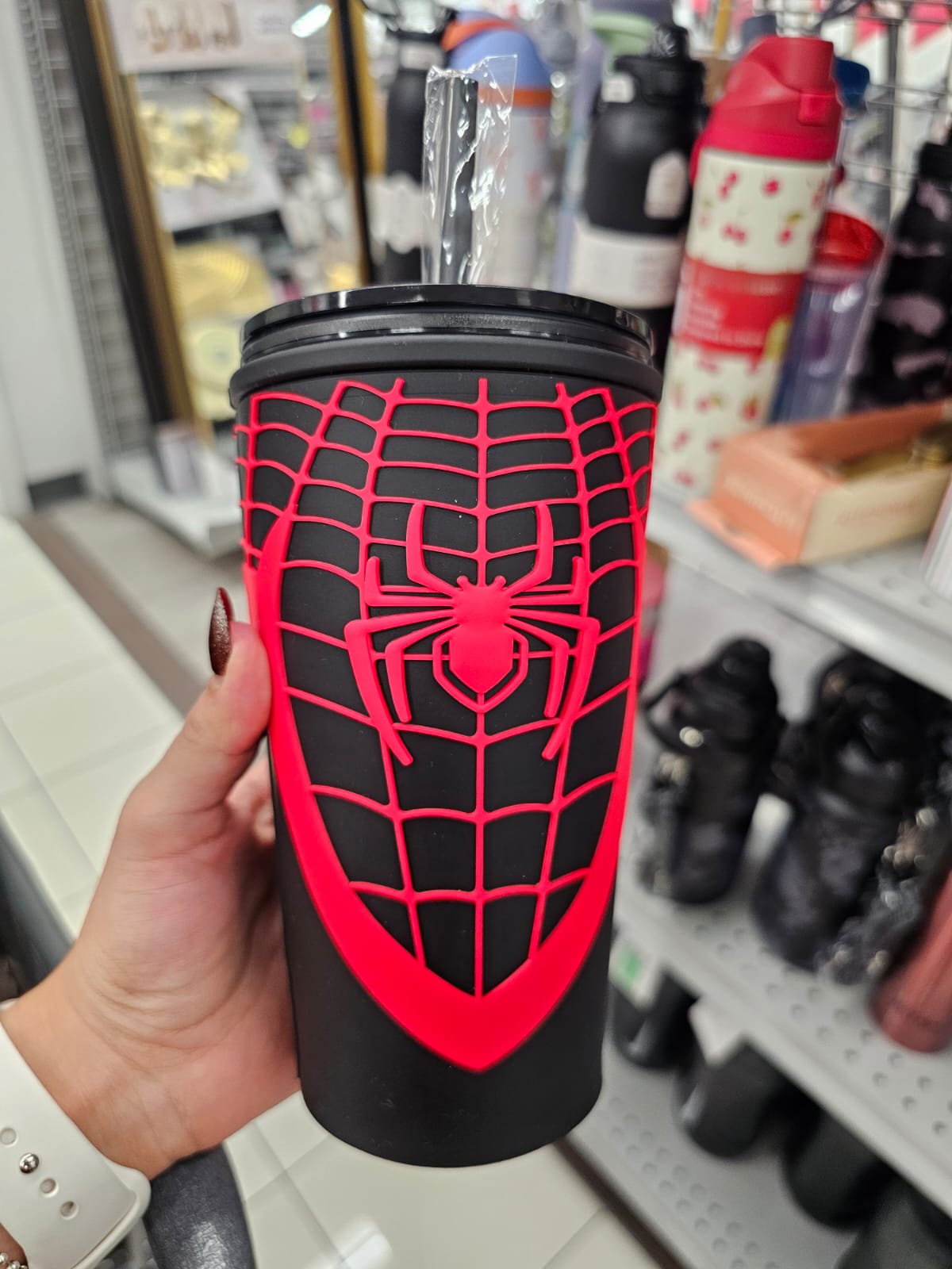 Vaso de spideman