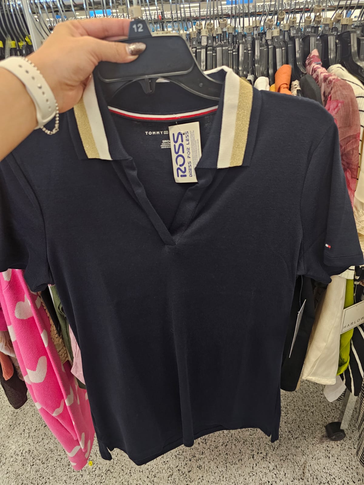 Playera Tommy H azul