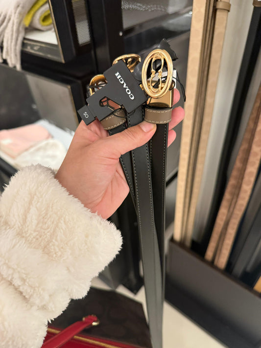 Cinturon coach dorado