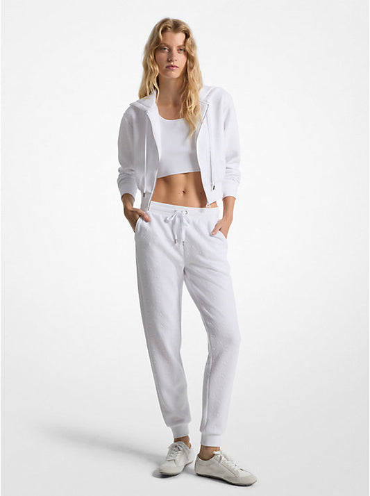 Pants Michael K blanco con monogram