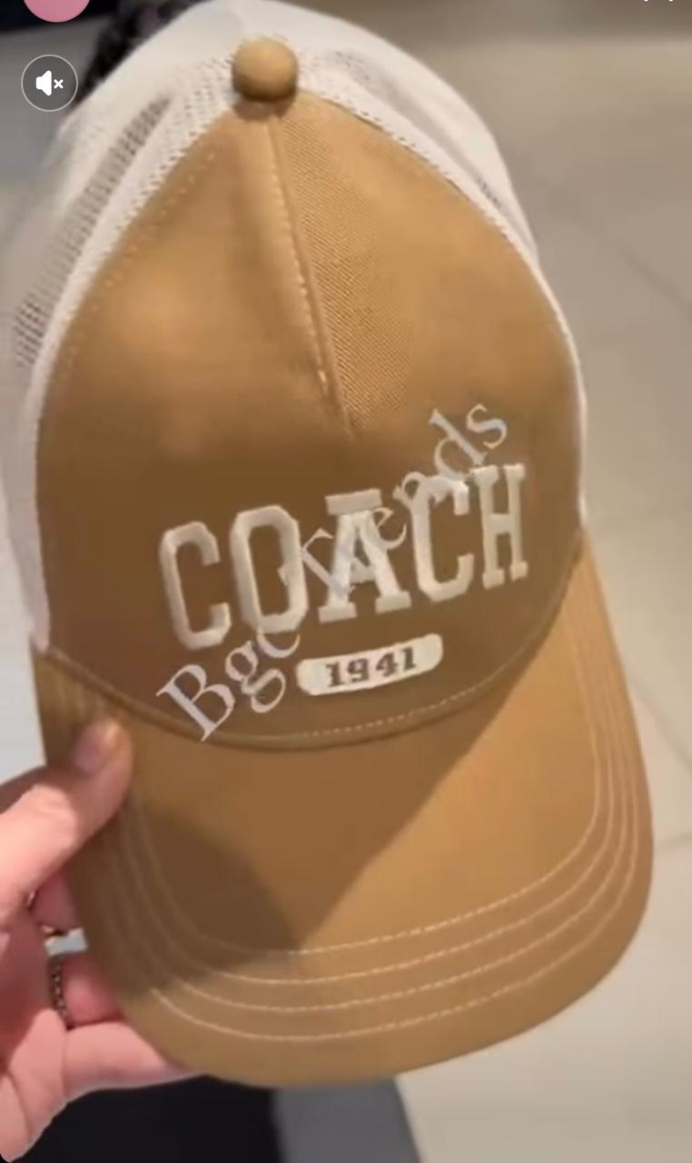 Gorra Coach camel