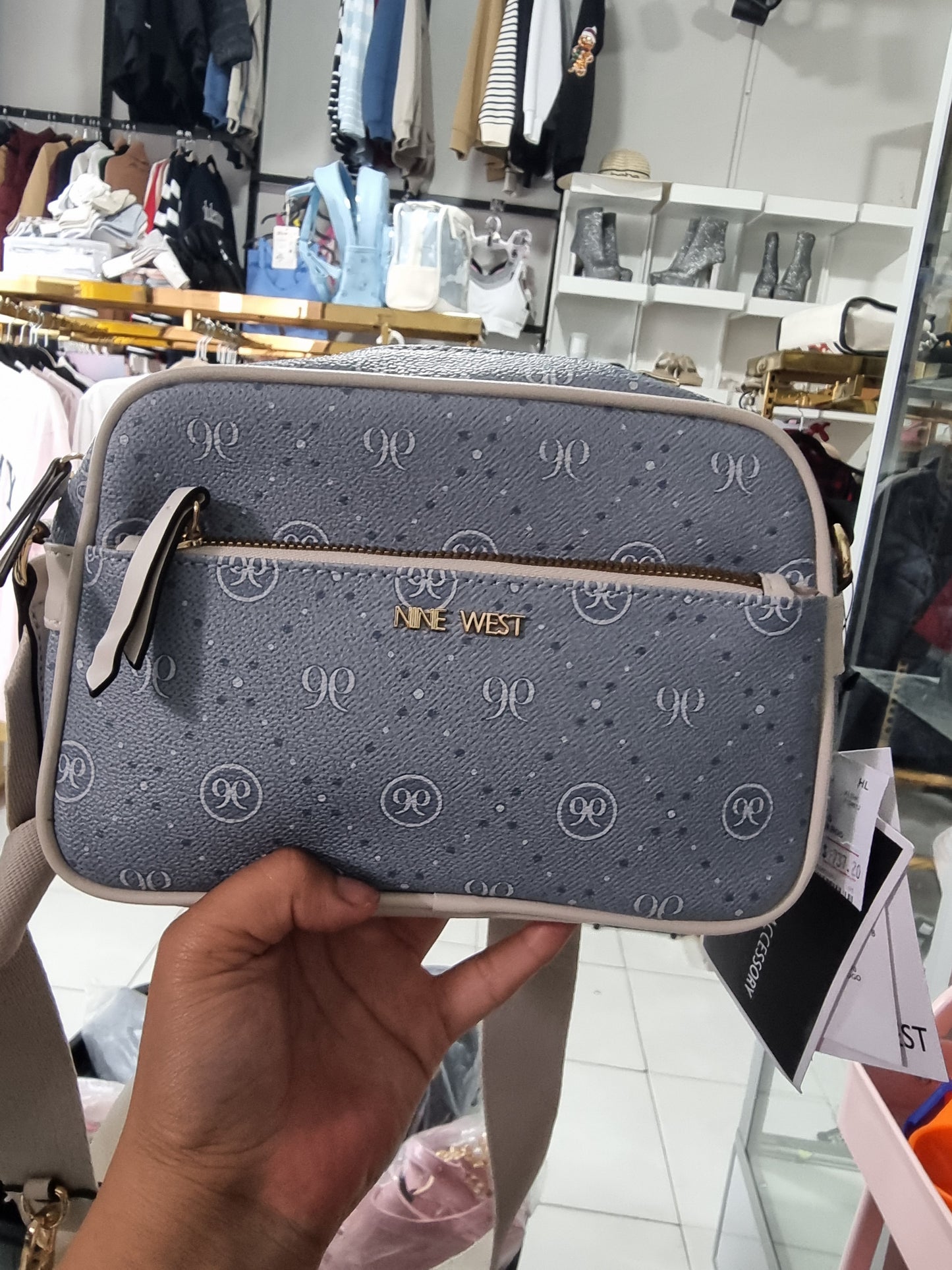 Crossbody Nine W azul