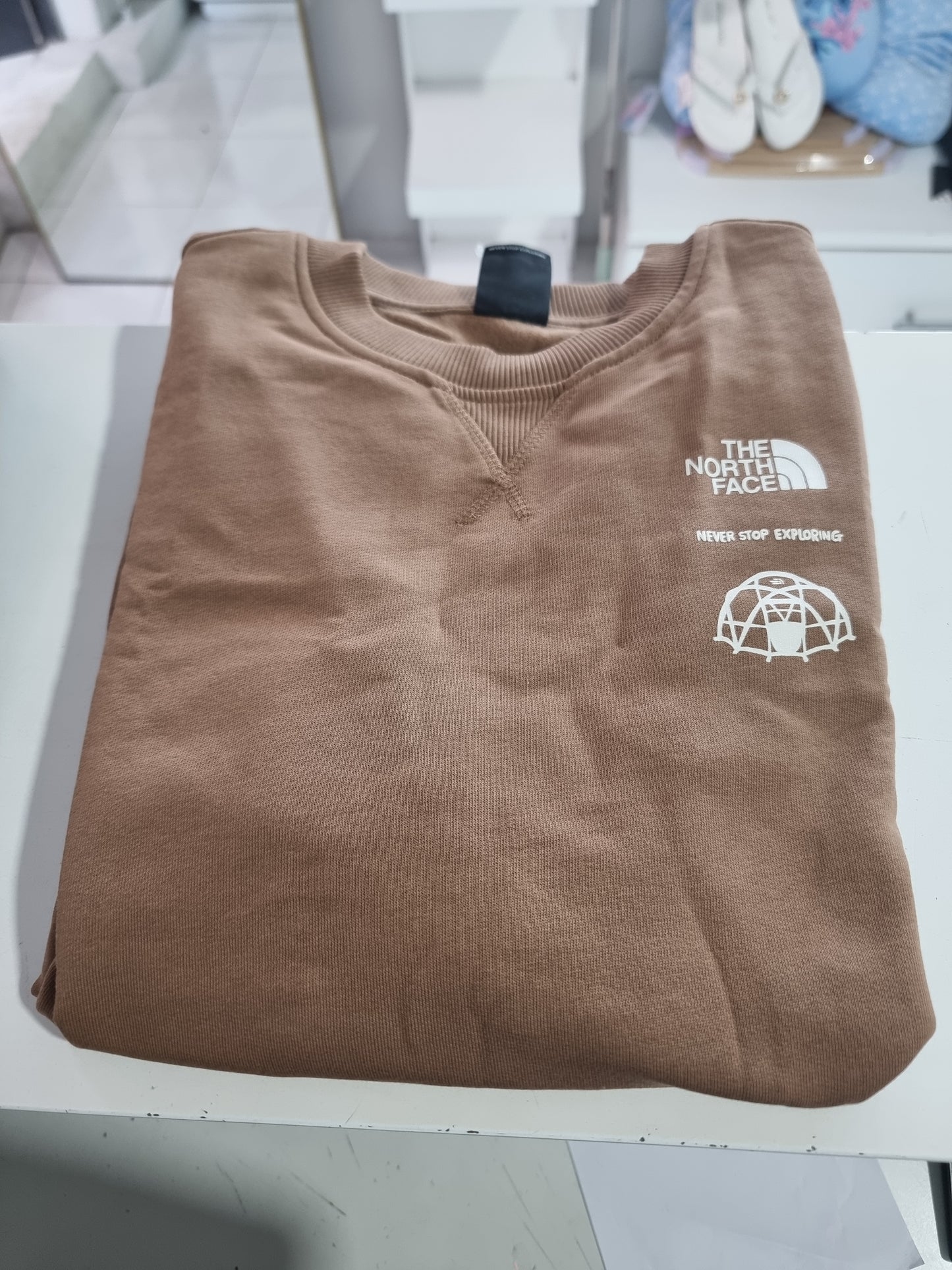 Sudadera The nort Face camel