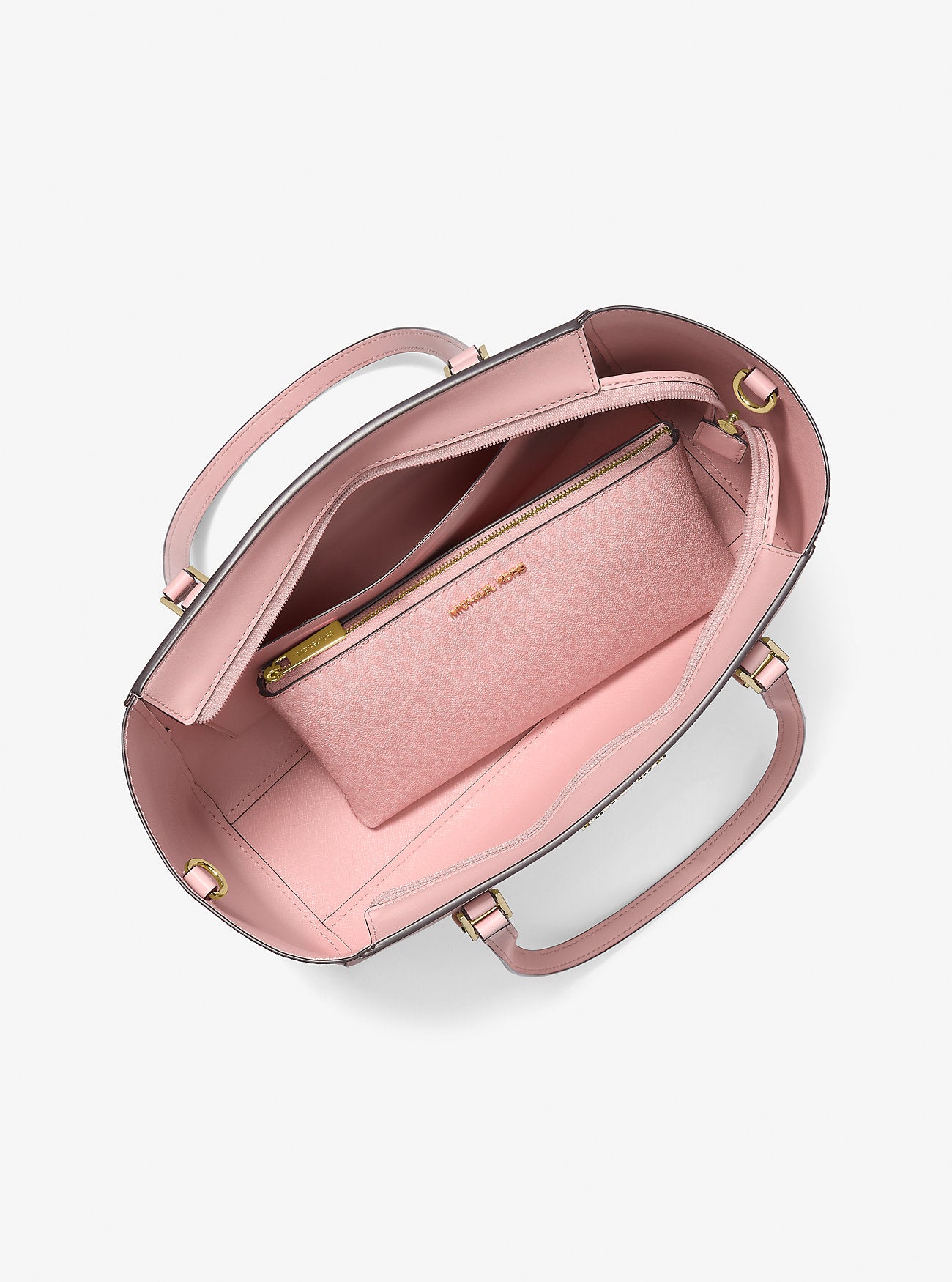 Tote Michael k Charlotte rosa,  con 2 Crossbody