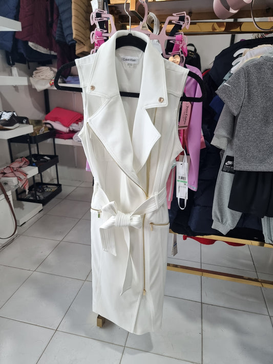 Vestido Calvin k blanco