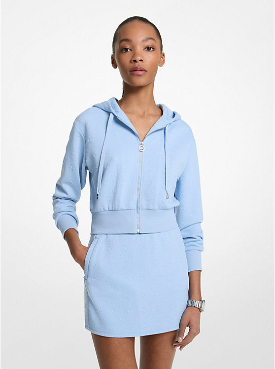 Sudadera Michael K azul cielo con monogram