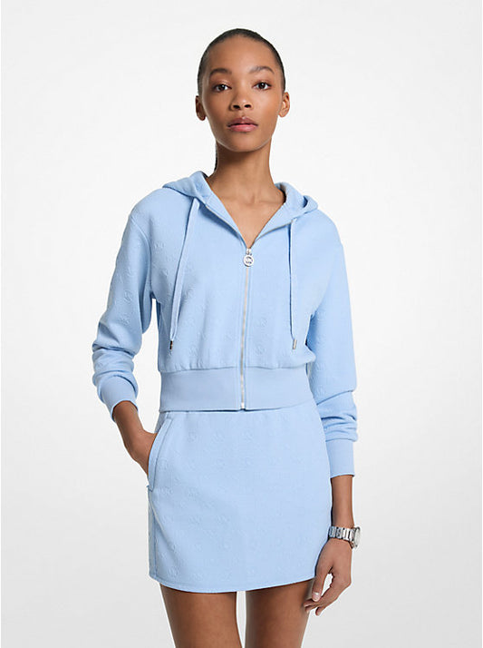 Sudadera Michael K azul cielo con monogram