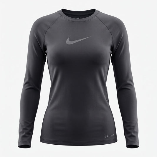 Playera de natación Nike negra