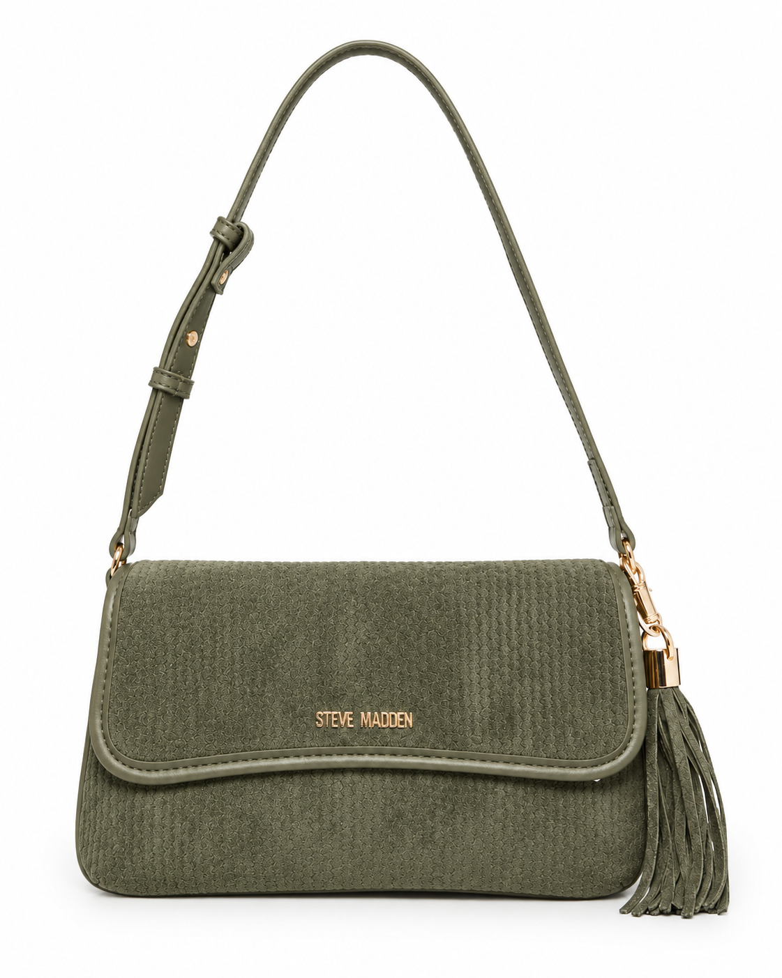 Shoulder Bag Steve Madden Taupe con Borla