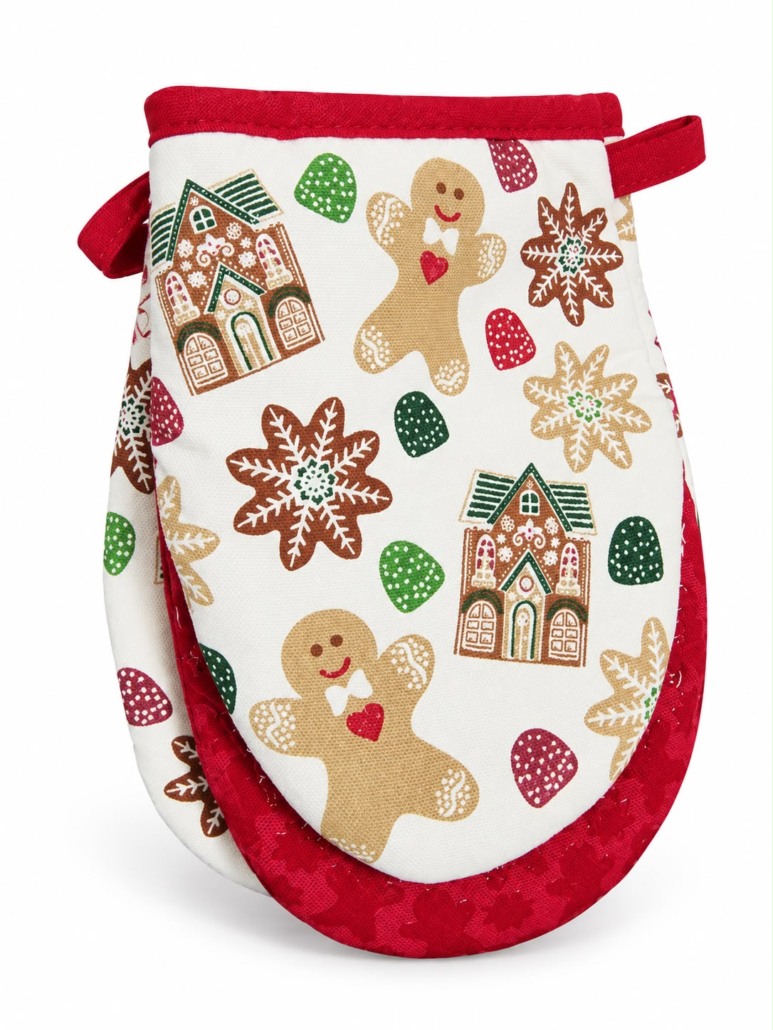 Guantes para hornear navideños